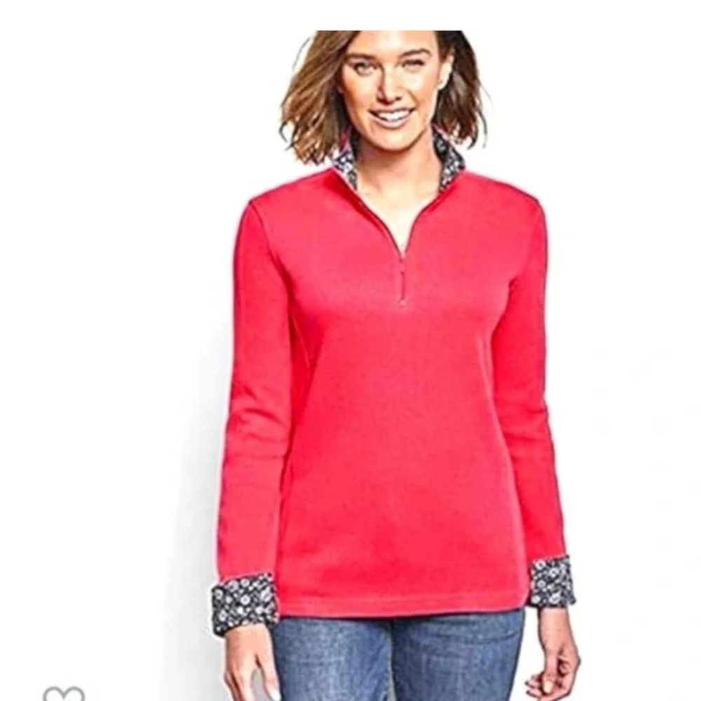 Orvis Women's Sandy Point Sweatshirt with Patterned Accents
